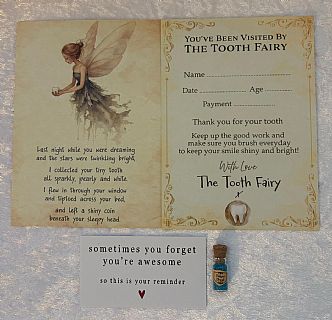 Tooth Fairy Certificate
