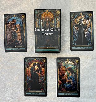 Stained Glass Tarot Cards